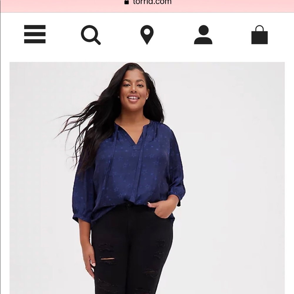 BNIB Torrid Blouse with tags 1x